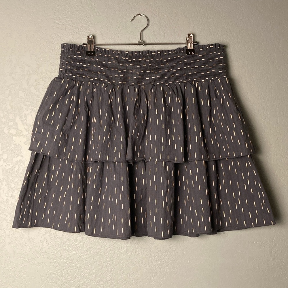 Universal Thread Layered Mini Skirt ~ XXL ~ Dusty Blue